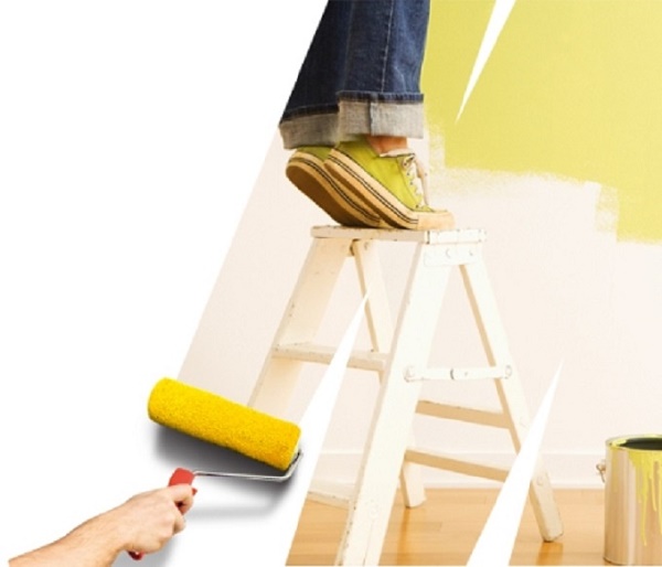 Mẹo sơn nhanh và tiết kiệm khi sơn lại tường