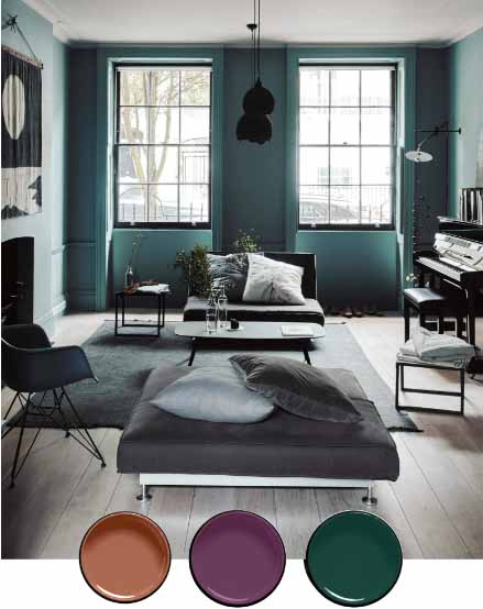 Cách phối màu sơn nội thất đẹp, tạo ấn tượng cho không gian nhà ở