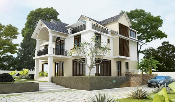 Công thức lựa chọn màu sơn nhà đẹp cho nhà biệt thự
